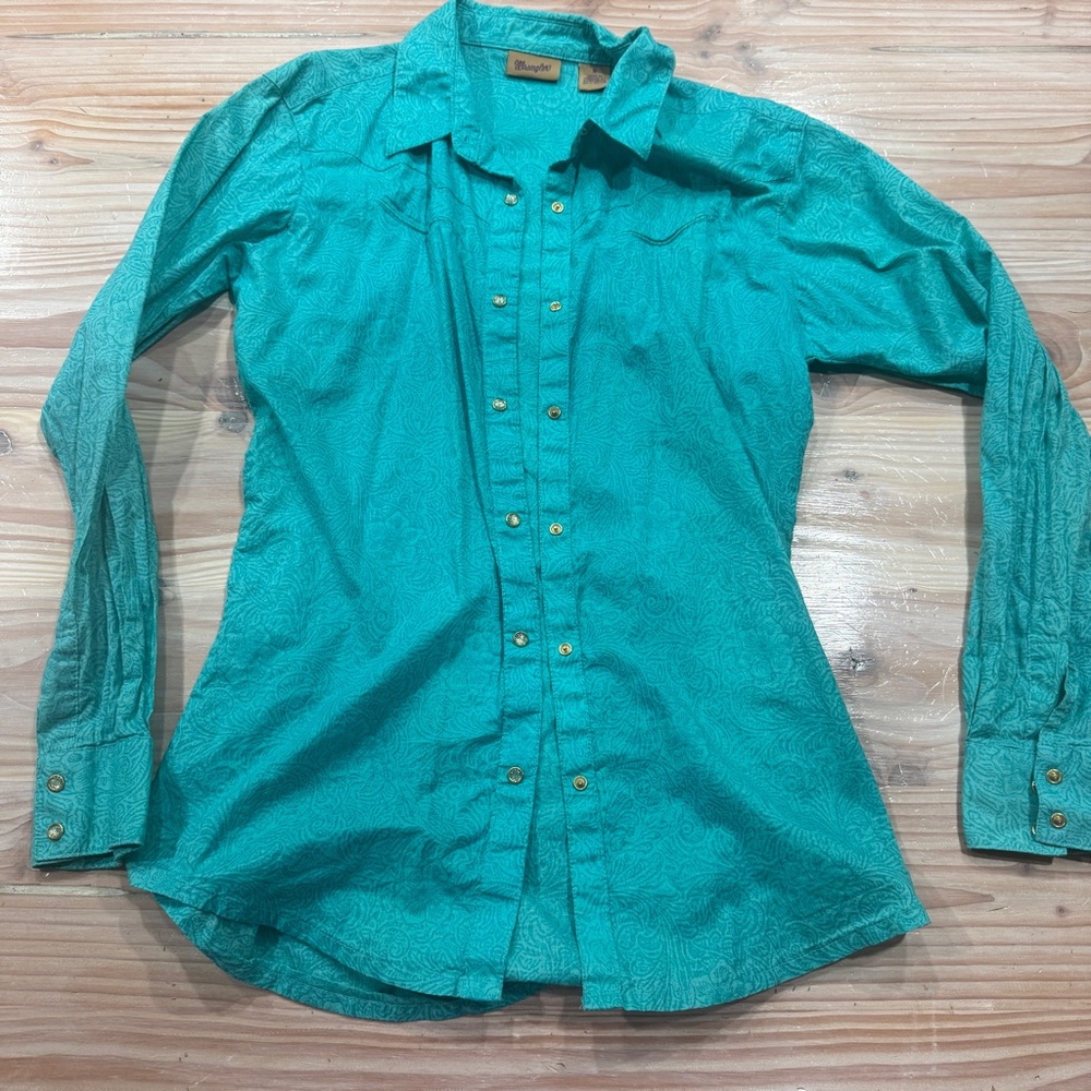 Wrangler Snap Button Cotton Medium - image 1